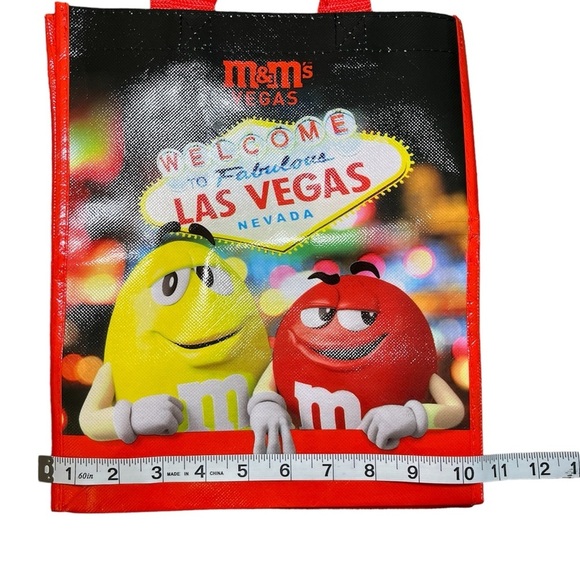 M&M'S WORLD TOTE BAG VIBRANT COLORS & GREEN COFFEE MUG - Picture 7 of 11